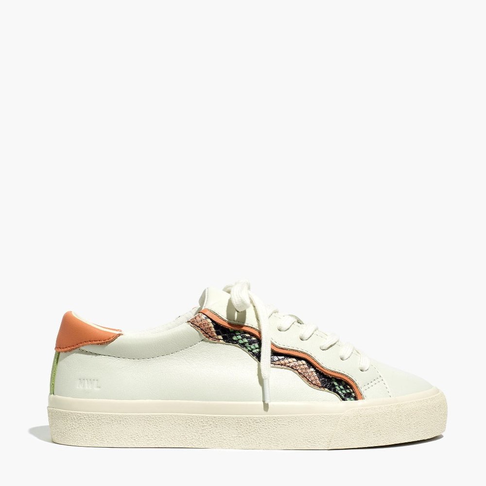 [NWT] Madewell Sidewalk Low-Top Leather Sneakers